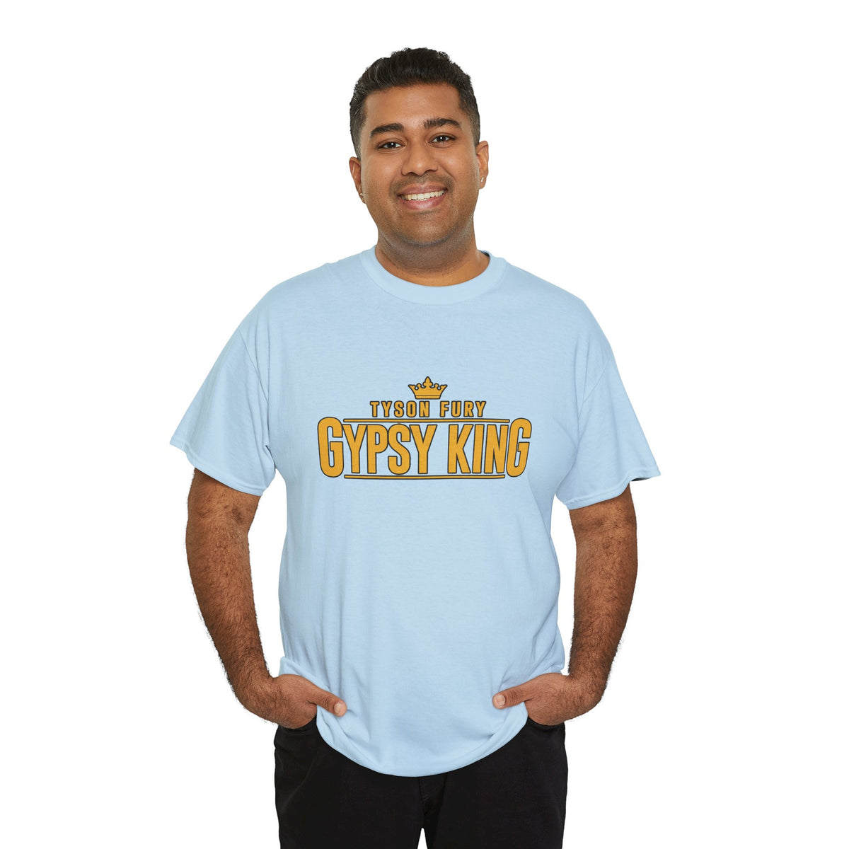 T-Shirt — "Gypsy King" Retro Crown Boxing Tribute Tee