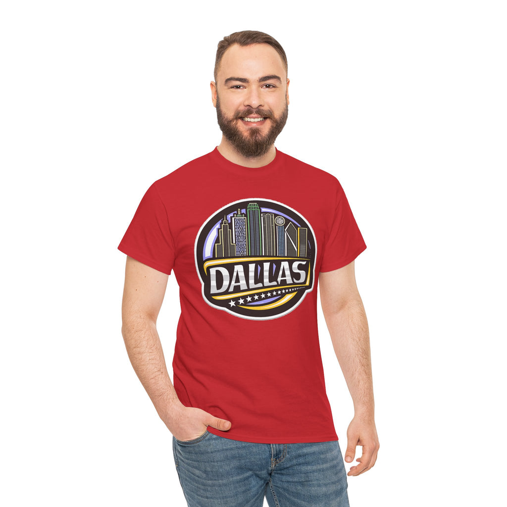 Dallas Skyline Tee — Vintage City Skyline Graphic T-Shirt