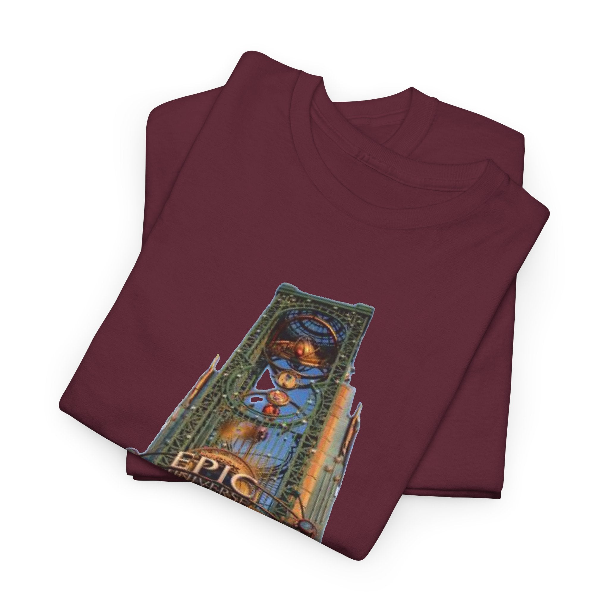 Epci Universe Vintage Theater Arch Graphic Tee — 'Epic' Retro Marquee T-Shirt