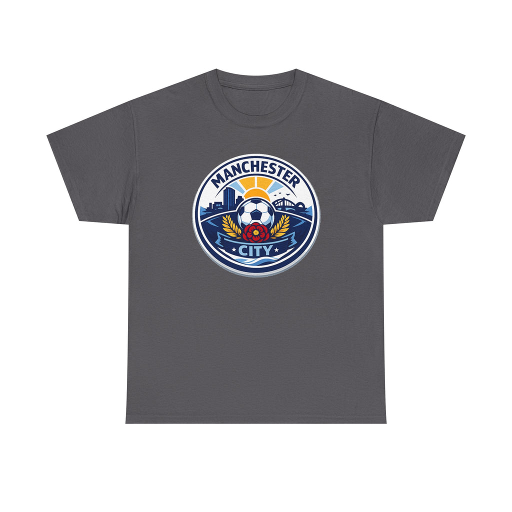 Manchester City Unofficial Soccer Logo T-Shirt — Football Fan Tee