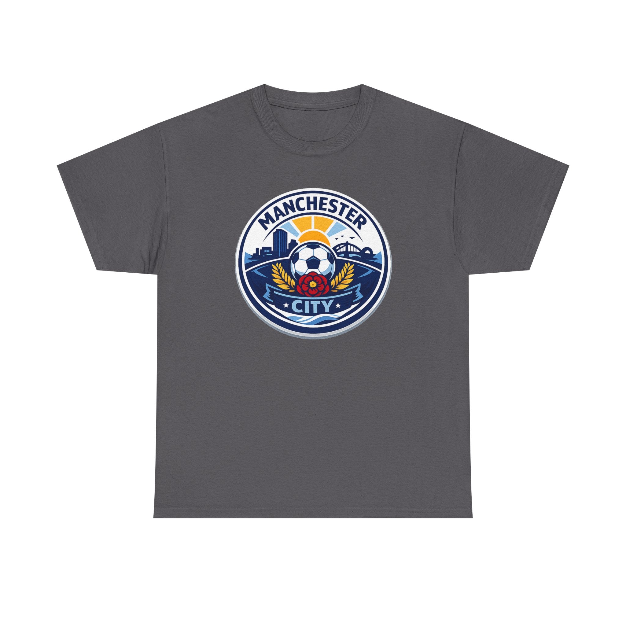 Manchester City Unofficial Soccer Logo T-Shirt — Football Fan Tee