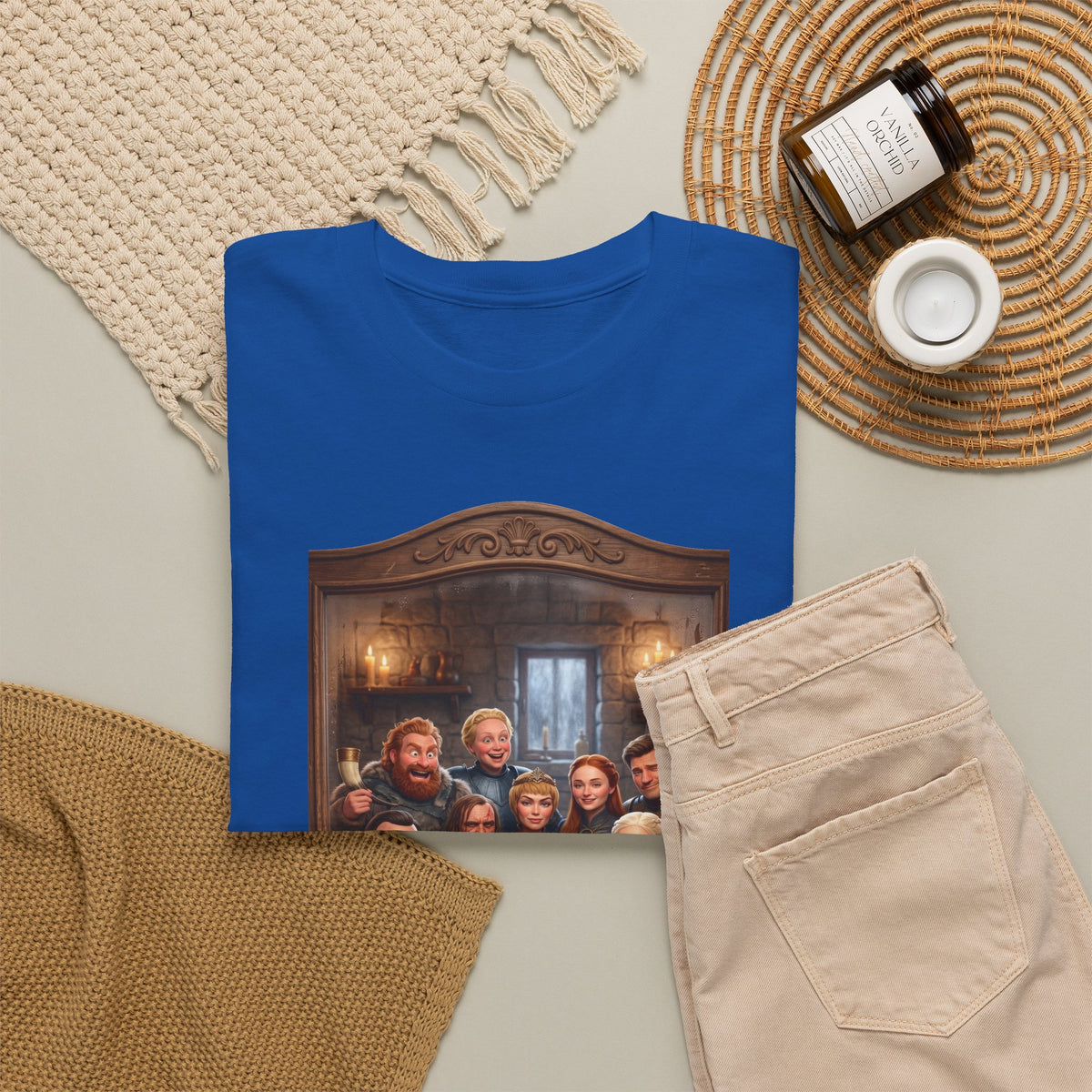 Game of Thrones Cast Portrait Inspired Cotton T-Shirt