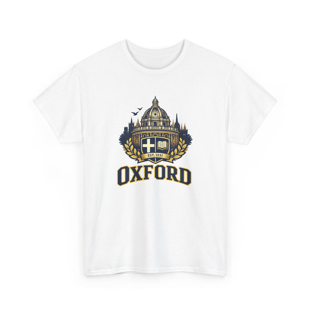 Oxford Crest T-Shirt — Vintage University Graphic Tee