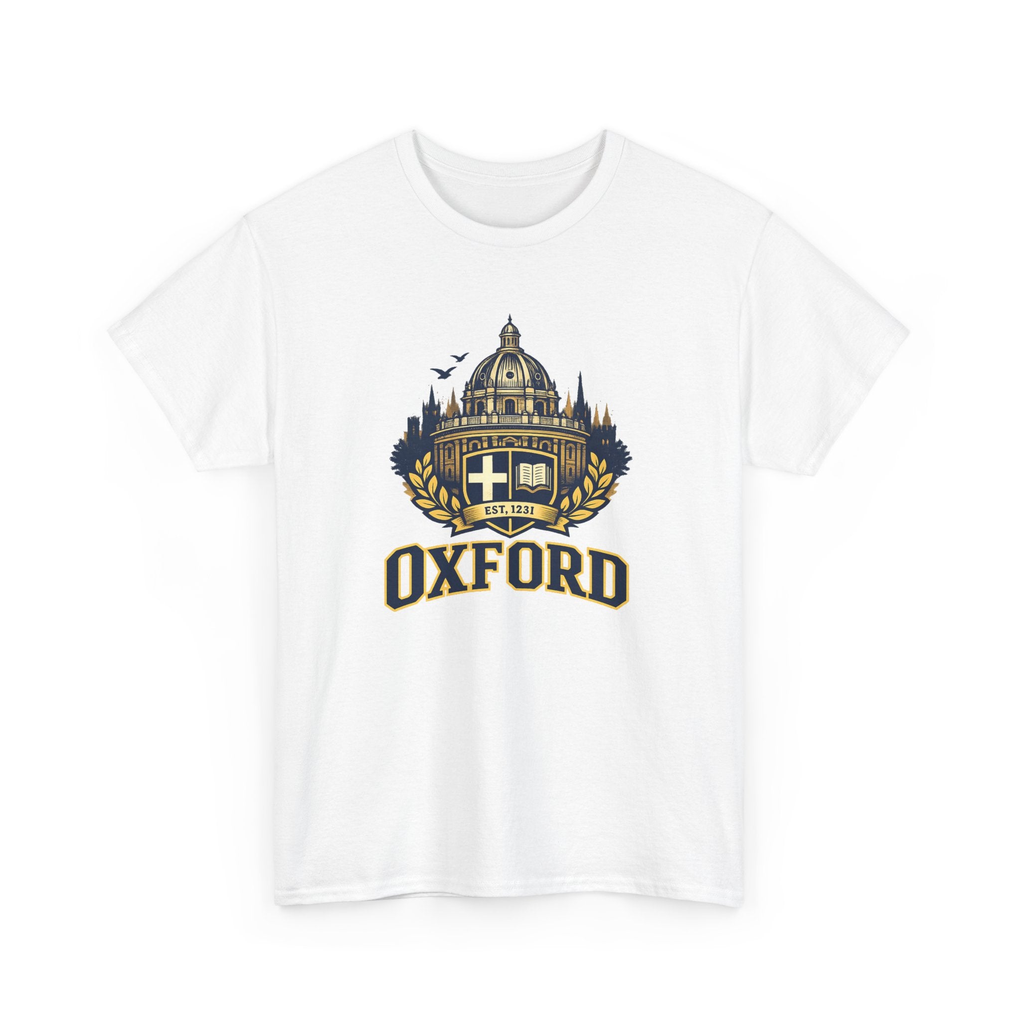 Oxford Crest T-Shirt — Vintage University Graphic Tee