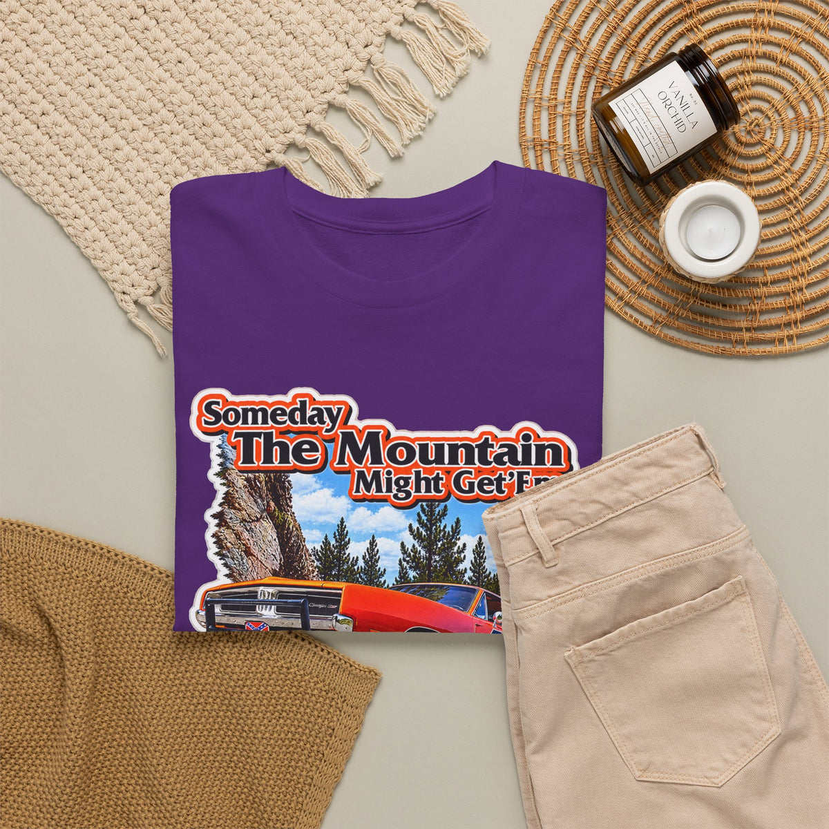 Dukes of Hazard Sometimes the Mountain Might Get ’Em But the Law Never Will Cotton T-Shirt
