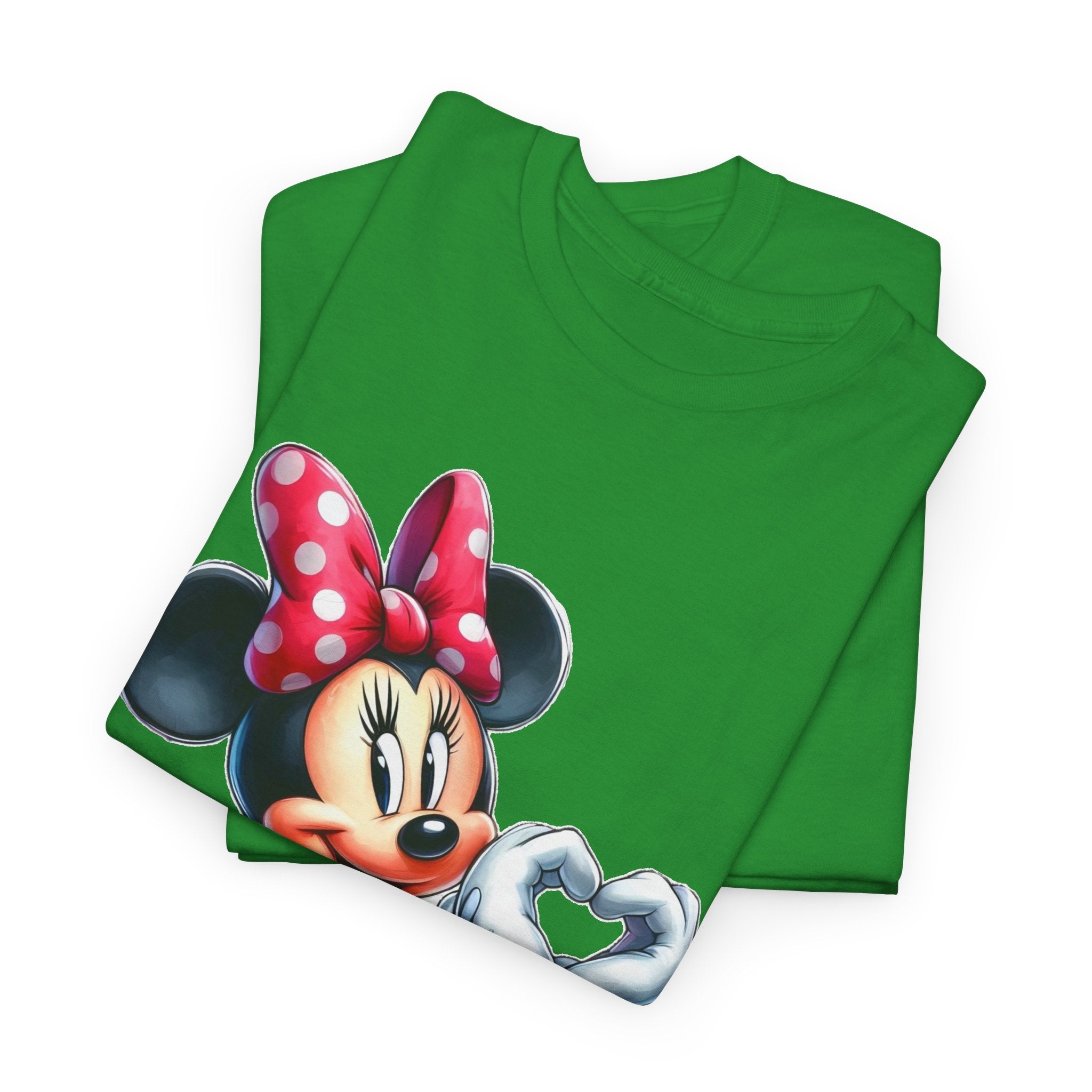 Minnie Mouse Character Heart Graphic Tee