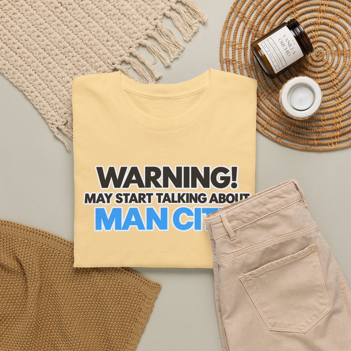 Manchester City Warning! May Start Talking About Man City T‑Shirt