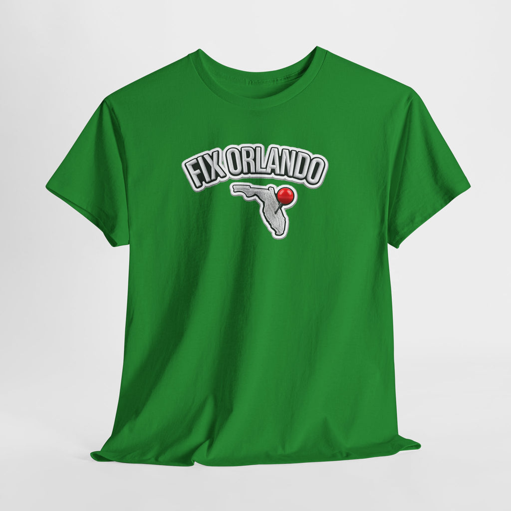 Fix Orlando T-Shirt — Florida Map with Bowling Pin Local Pride Tee
