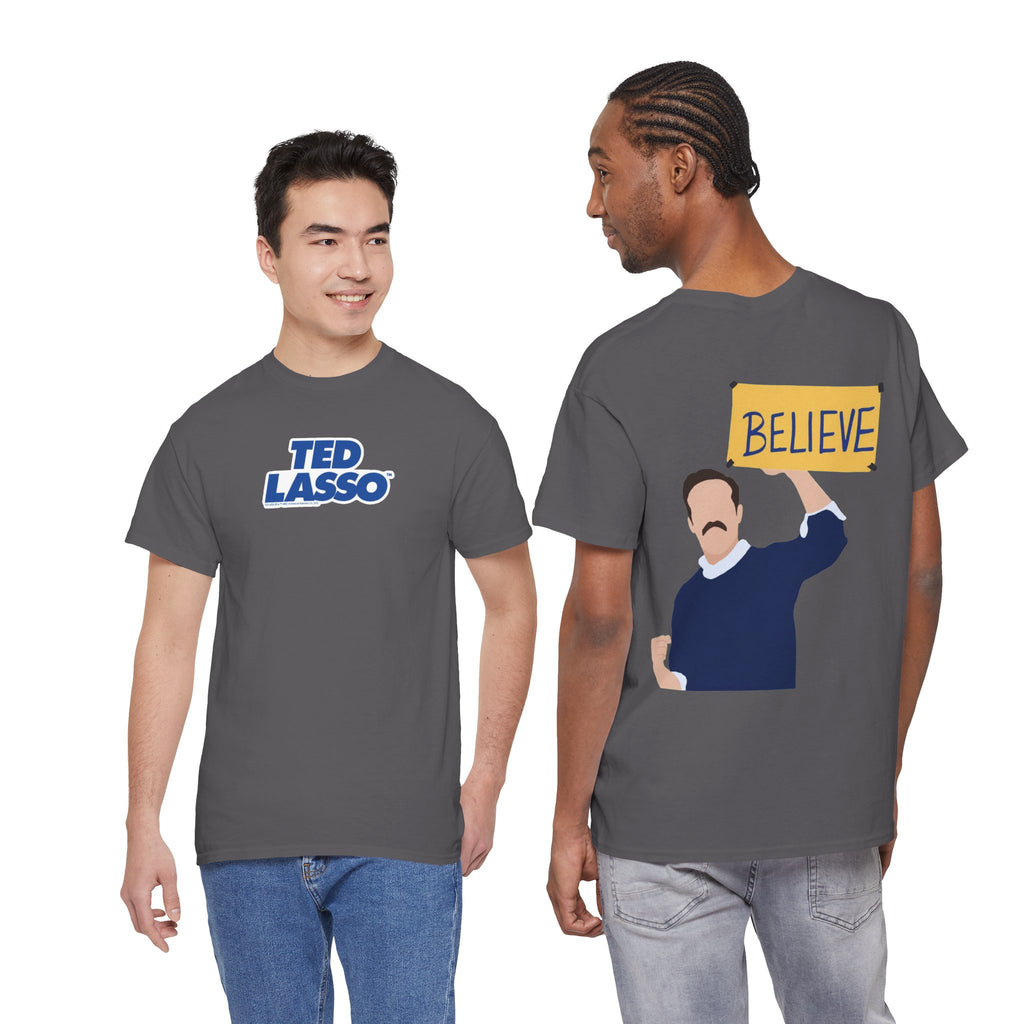 Ted Lasso Inspired "Believe" Tee — Inspirational TV Fan Shirt Cotton T-Shirt