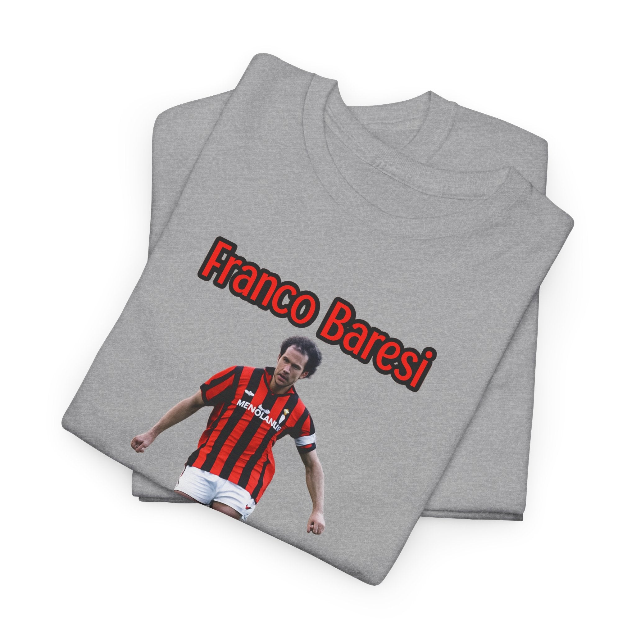 Franco Baresi Legend Tee — AC Milan Retro Soccer Graphic T-Shirt