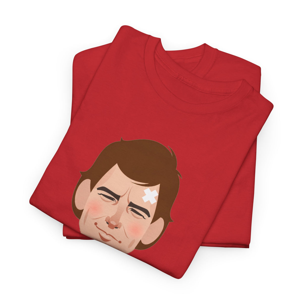 Bryan Robson Manchester United Legend Portrait Cotton T-Shirt