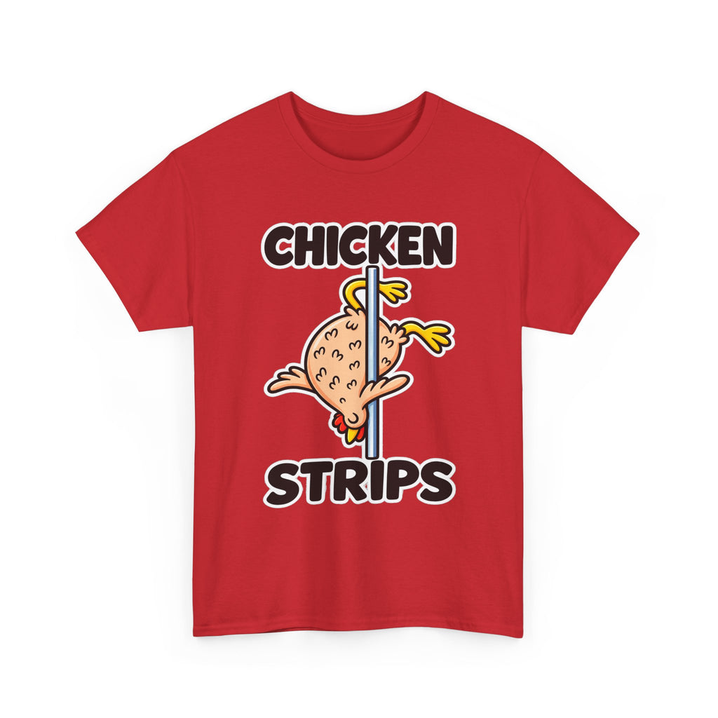 Chicken Strips T‑Shirt — Funny Pole Dance Chicken Graphic Tee