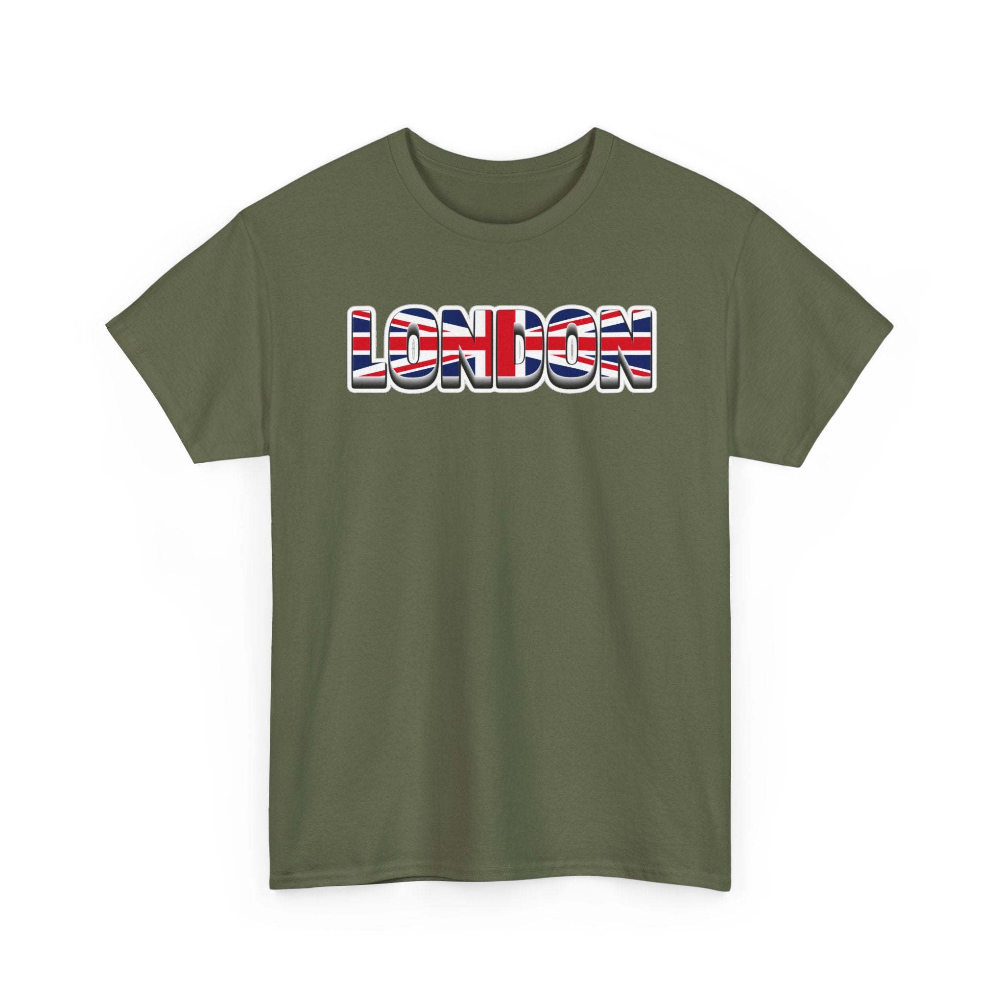 London Union Jack Graphic Tee — Bold UK Travel T-Shirt