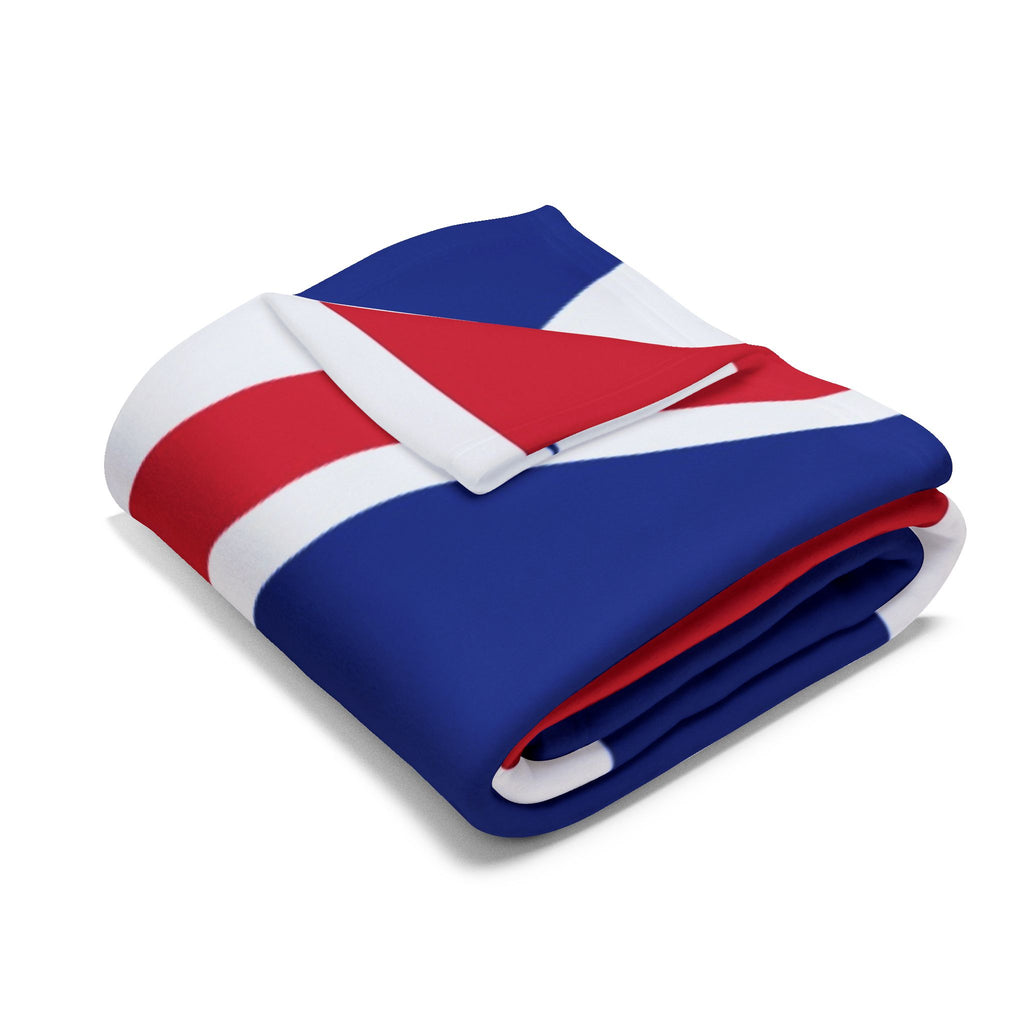 Union Jack Fleece Blanket — British Flag Cozy Throw