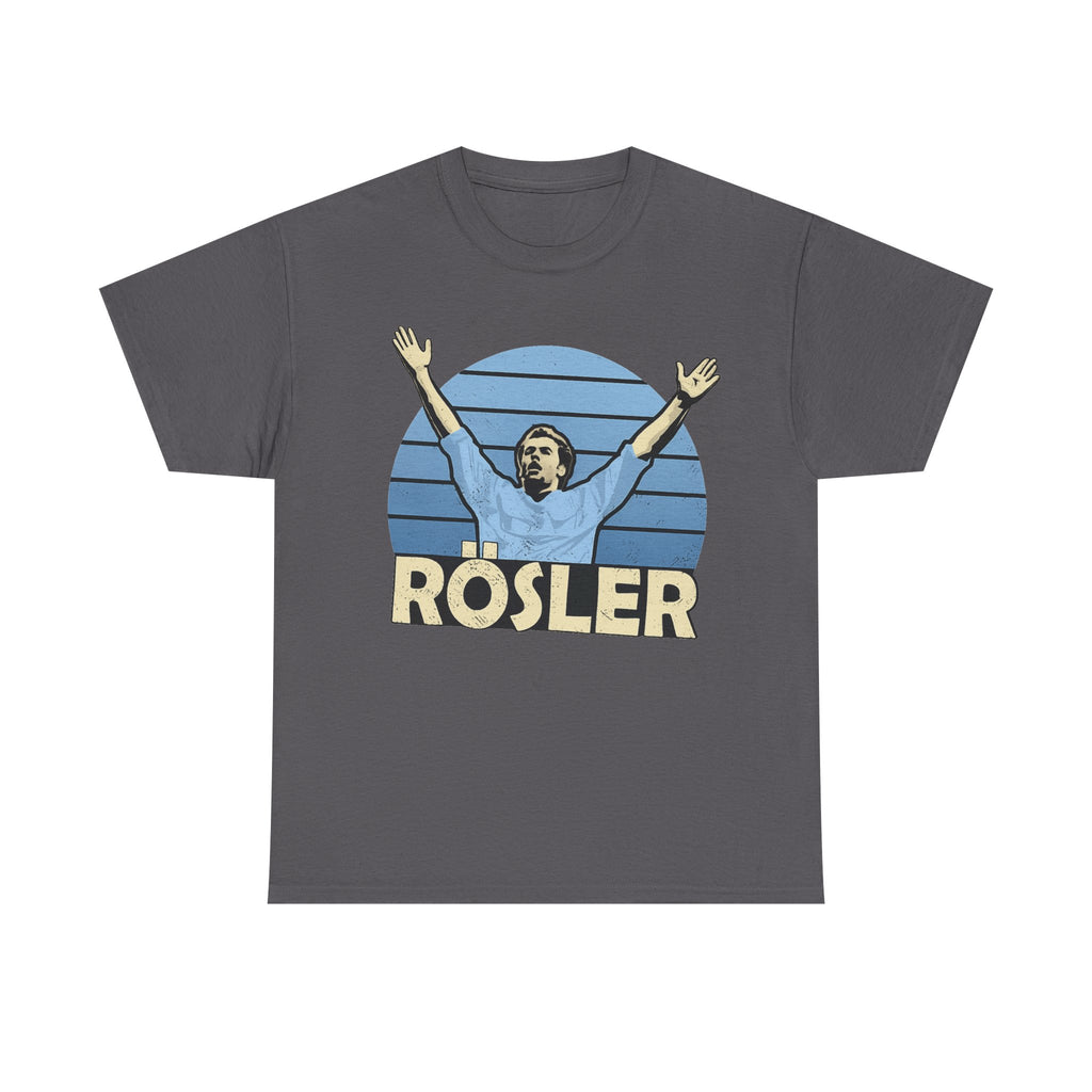 Retro 'Rösler' Graphic Tee - Vintage Soccer Fan Shirt