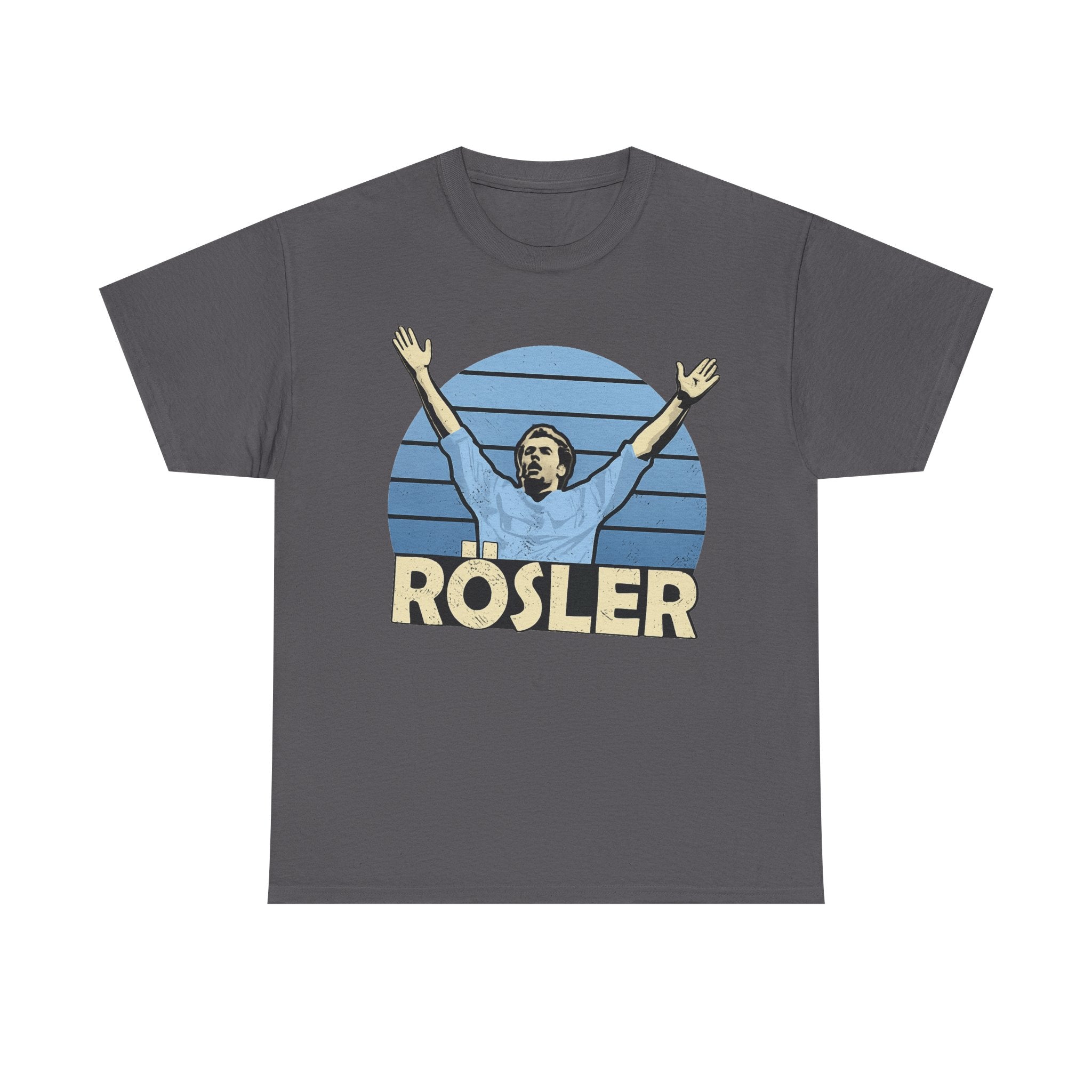 Retro 'Rösler' Graphic Tee - Vintage Soccer Fan Shirt