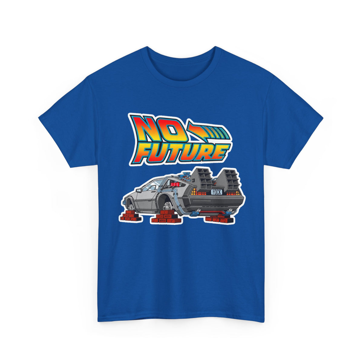 No Future DeLorean Cotton T-Shirt