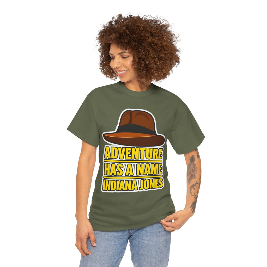 Adventure Has a Name Indiana Jones Graphic Cotton T-Shirt