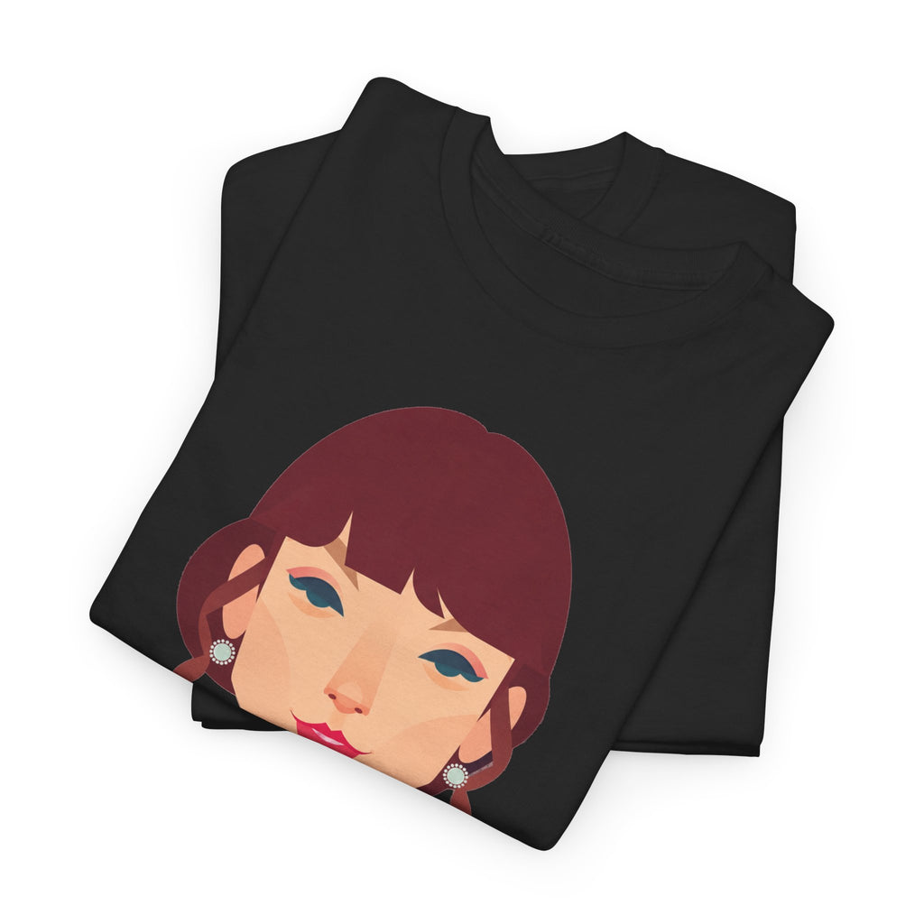 T Swift Illustration Cotton T-Shirt