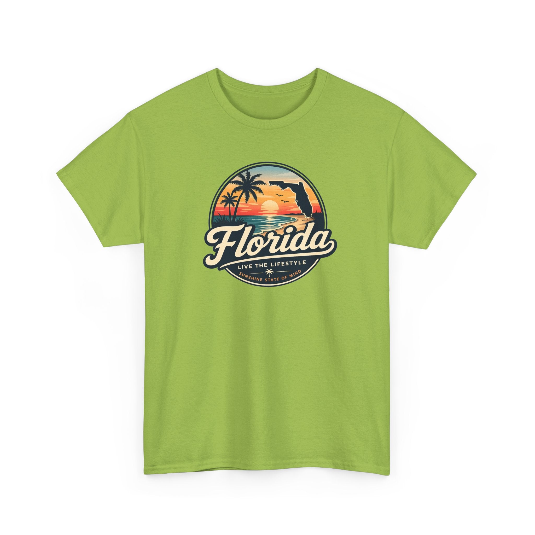 Florida Sunset Tee — Vintage Palm Beach Graphic T-Shirt