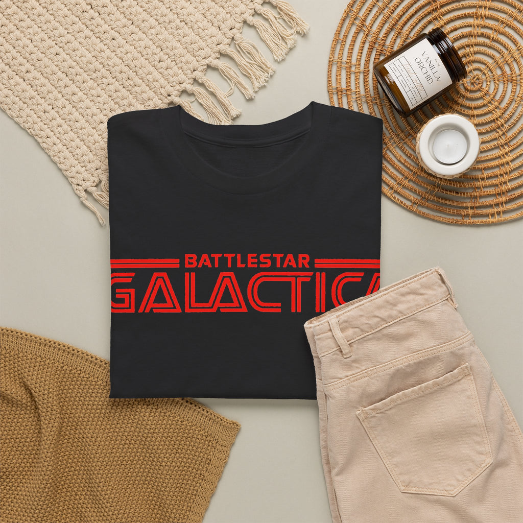 Battlestar Galactica Graphic Tee — "So Say We All" Viper Ship Sci‑Fi T‑Shirt