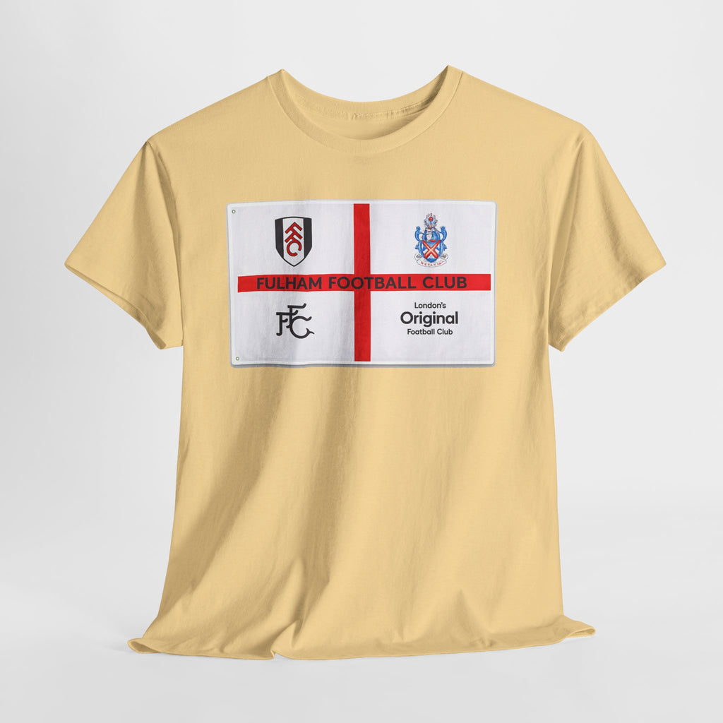 Fulham Football Club Crest Tee — St George’s Cross Football Shirt