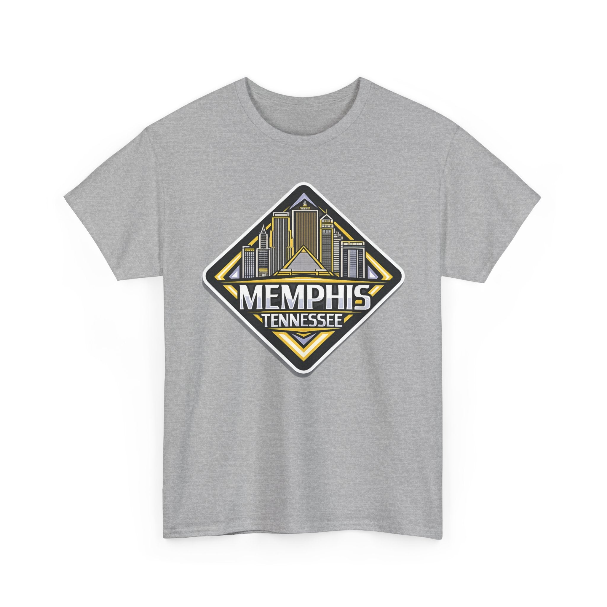 Memphis Tennessee Skyline T‑Shirt — Retro City Badge Tee