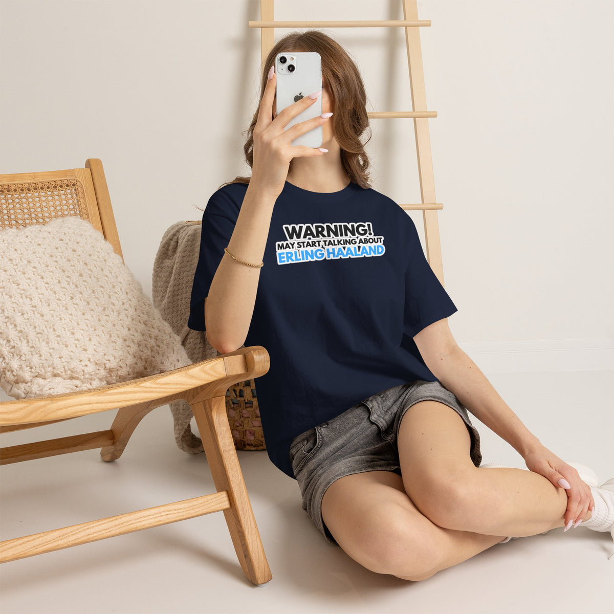 Warning! May Start Talking About Erling Haaland T-Shirt