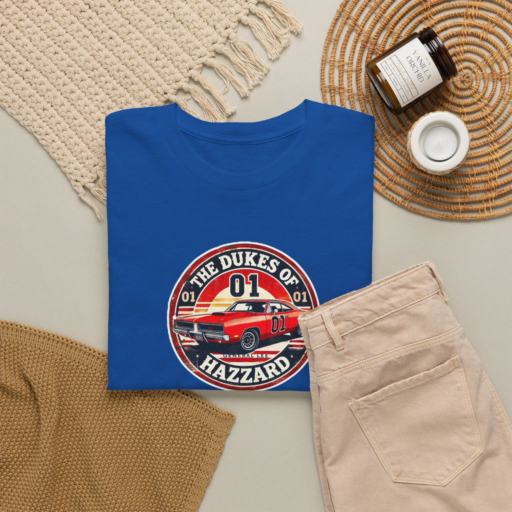 Dukes of Hazzard '01' Car Logo Cotton T-Shirt