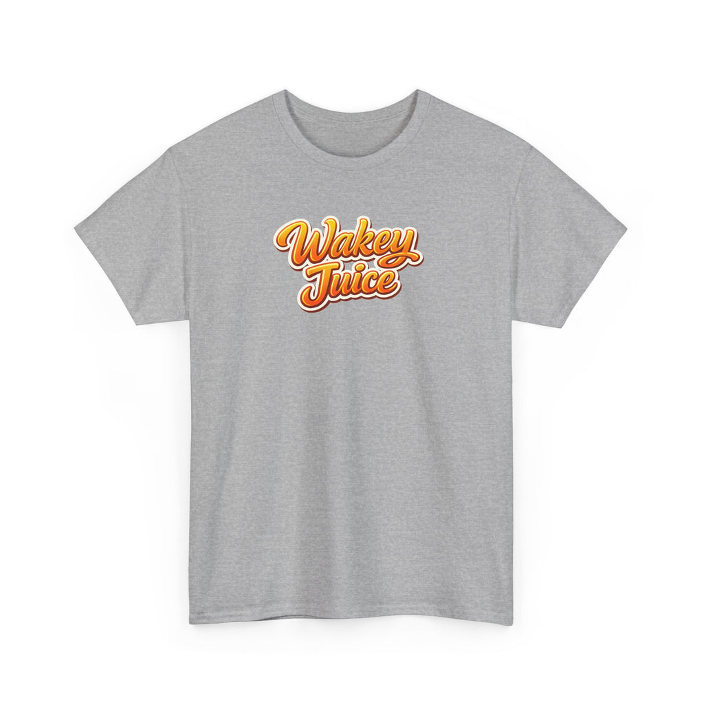 Wakey Juice T‑Shirt — Retro Orange Script Graphic Tee
