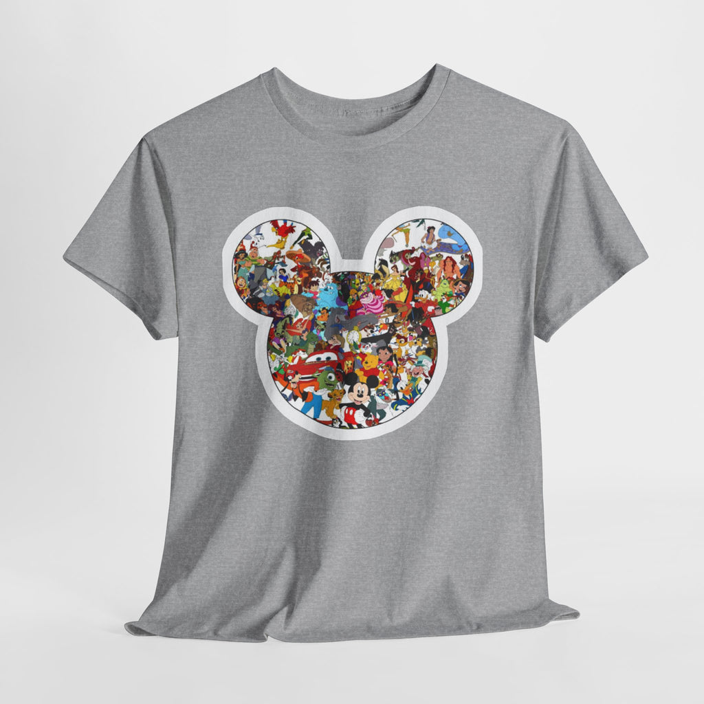 Mickey Collage T-Shirt — Vintage Disney Characters Graphic Tee