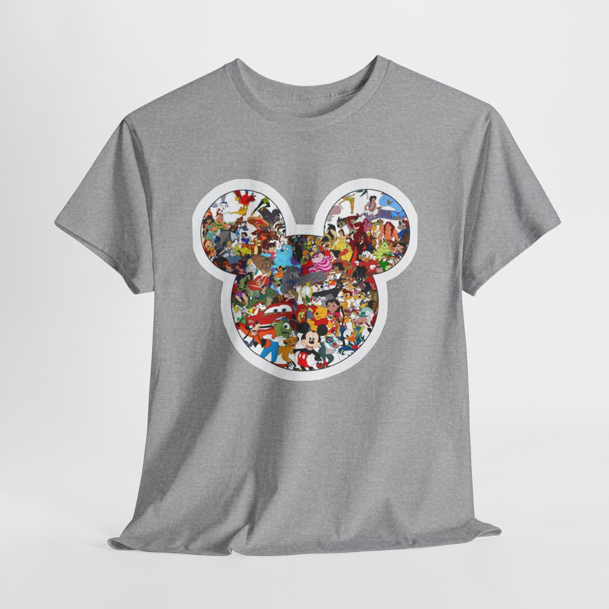 Mickey Collage T-Shirt — Vintage Disney Characters Graphic Tee