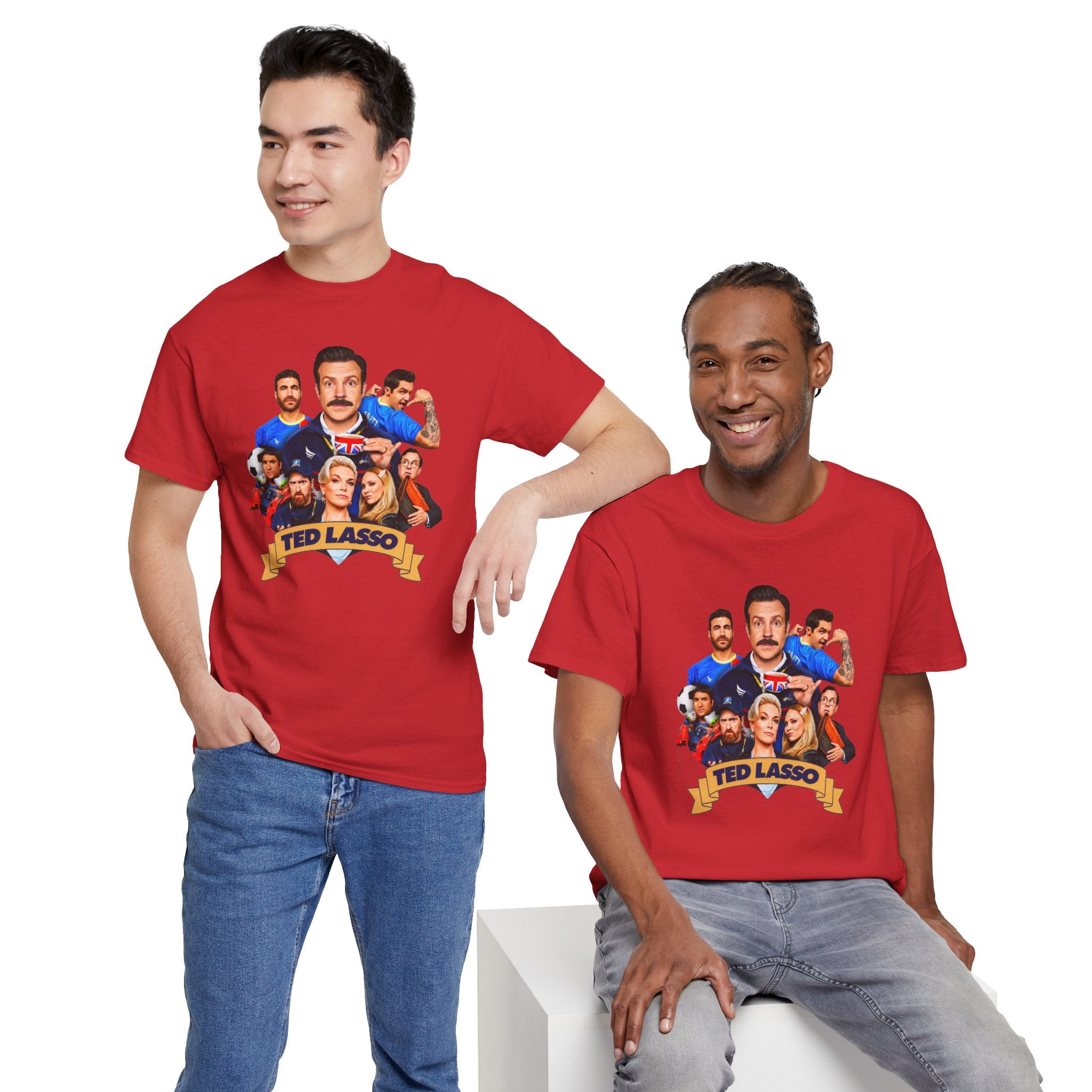 Ted Lasso Inspired Cast Graphic Tee — TV Show Fan Shirt