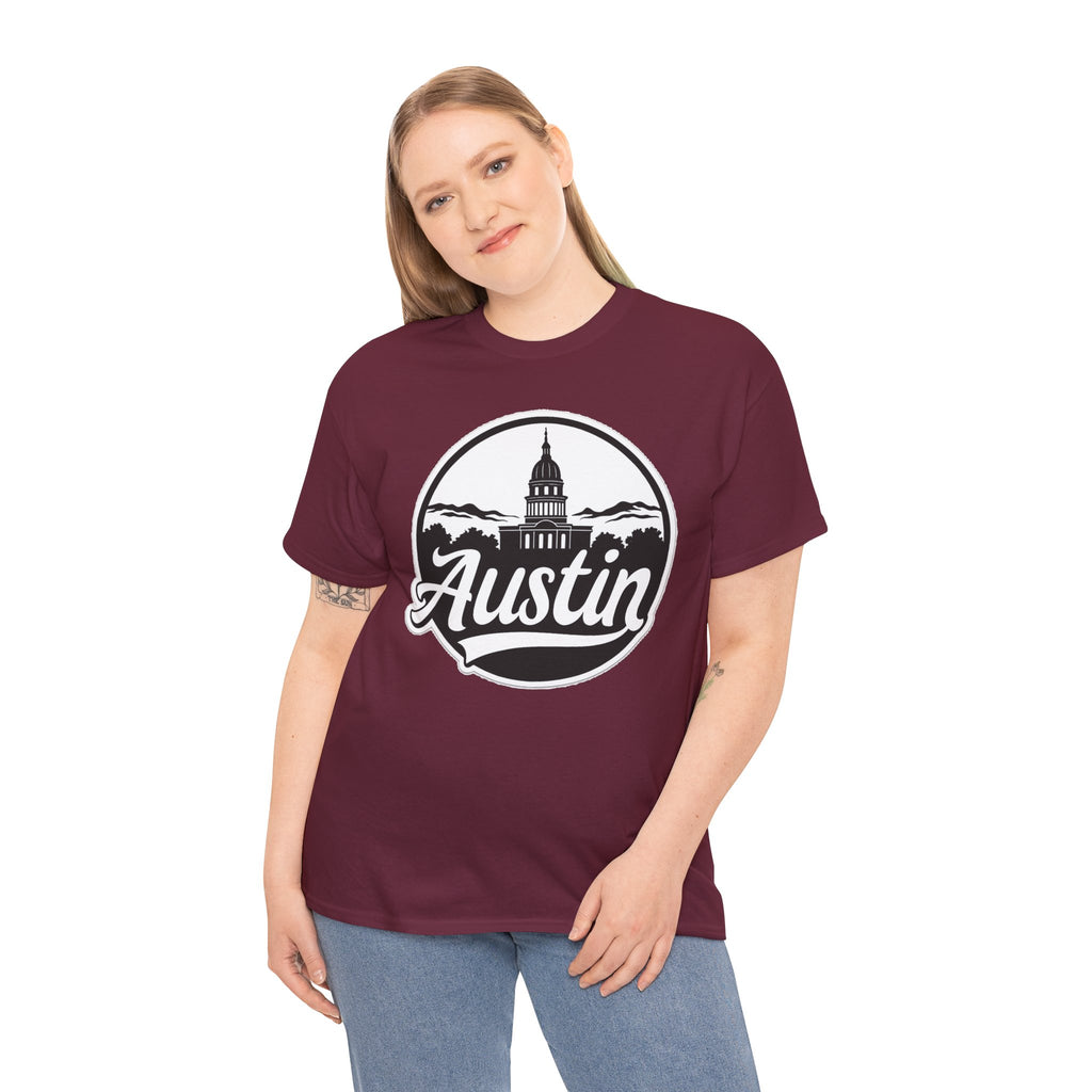 Austin Capitol Graphic Cotton T-Shirt / Tee