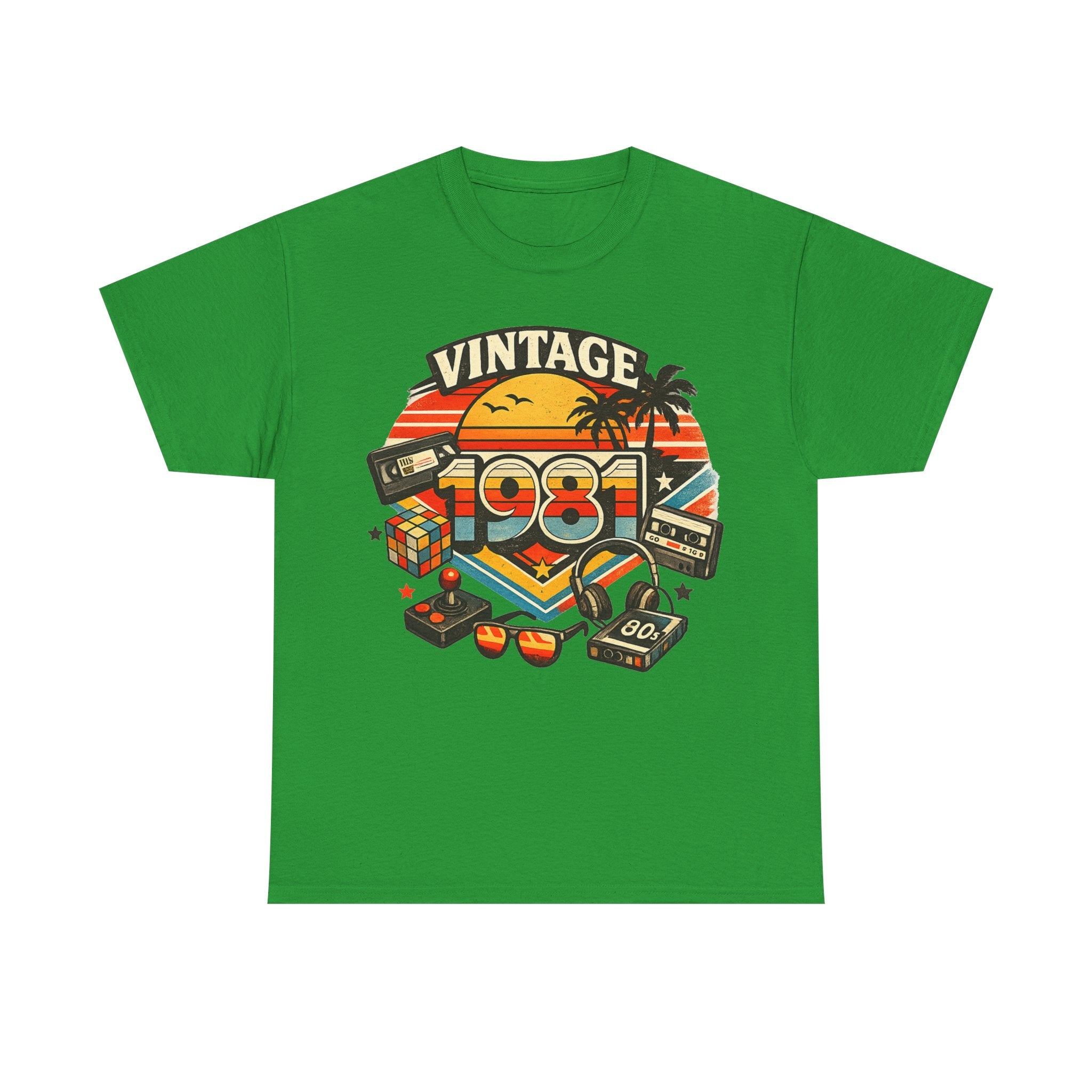 Vintage 1981 Retro Tee — 80s Nostalgia Graphic T-Shirt