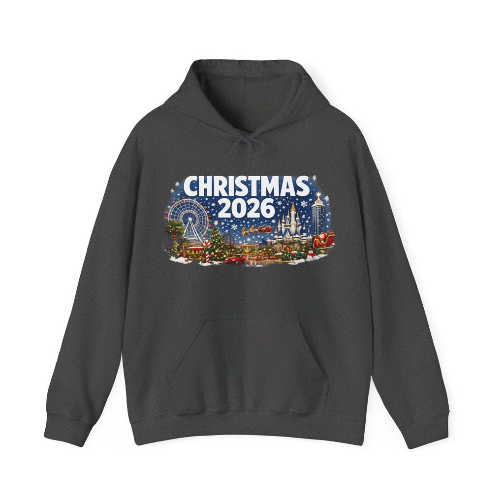 Christmas 2026 Holiday Hoodie — Festive Winter Village Sweatshirt
