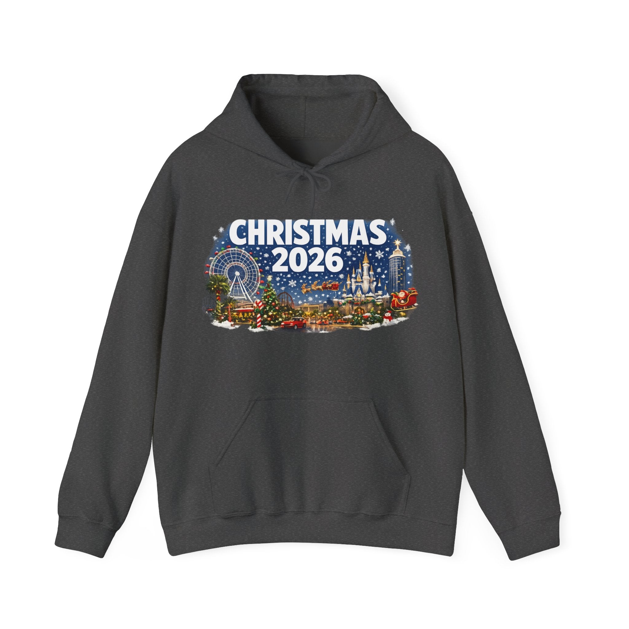 Christmas 2026 Holiday Hoodie — Festive Winter Village Sweatshirt