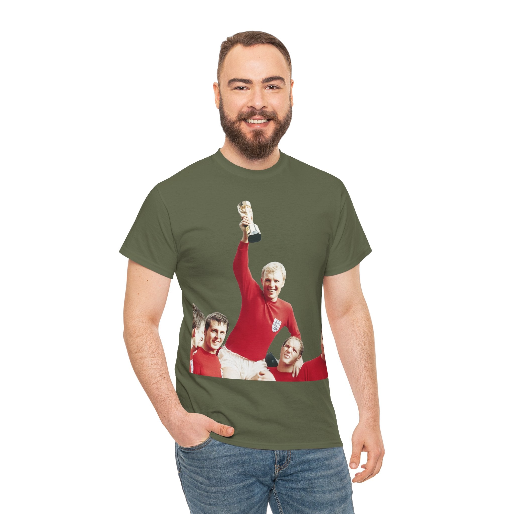 England 1966 World Cup Winners Tee — Retro Team Celebration T-Shirt
