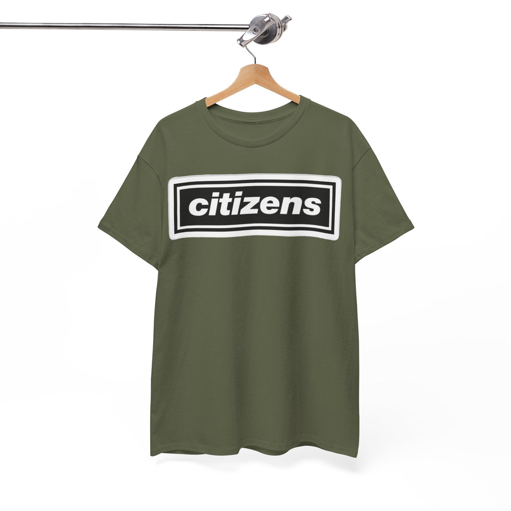 Citizens Manchester City Logo T-Shirt — Minimal Retro Box-Logo Tee