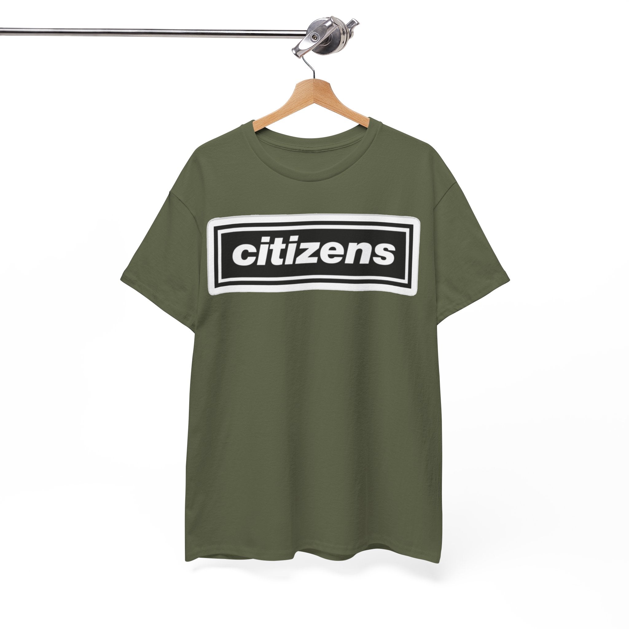 Citizens Manchester City Logo T-Shirt — Minimal Retro Box-Logo Tee