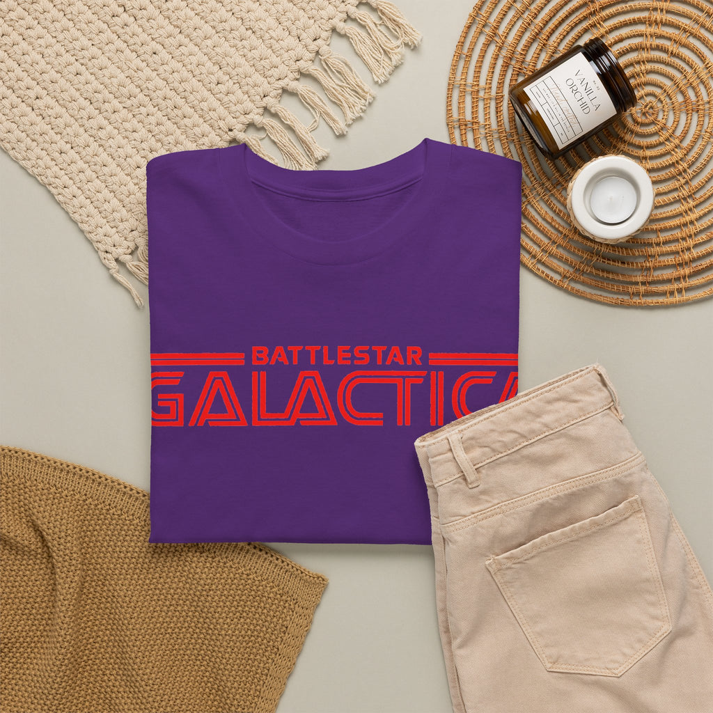Battlestar Galactica Graphic Tee — "So Say We All" Viper Ship Sci‑Fi T‑Shirt