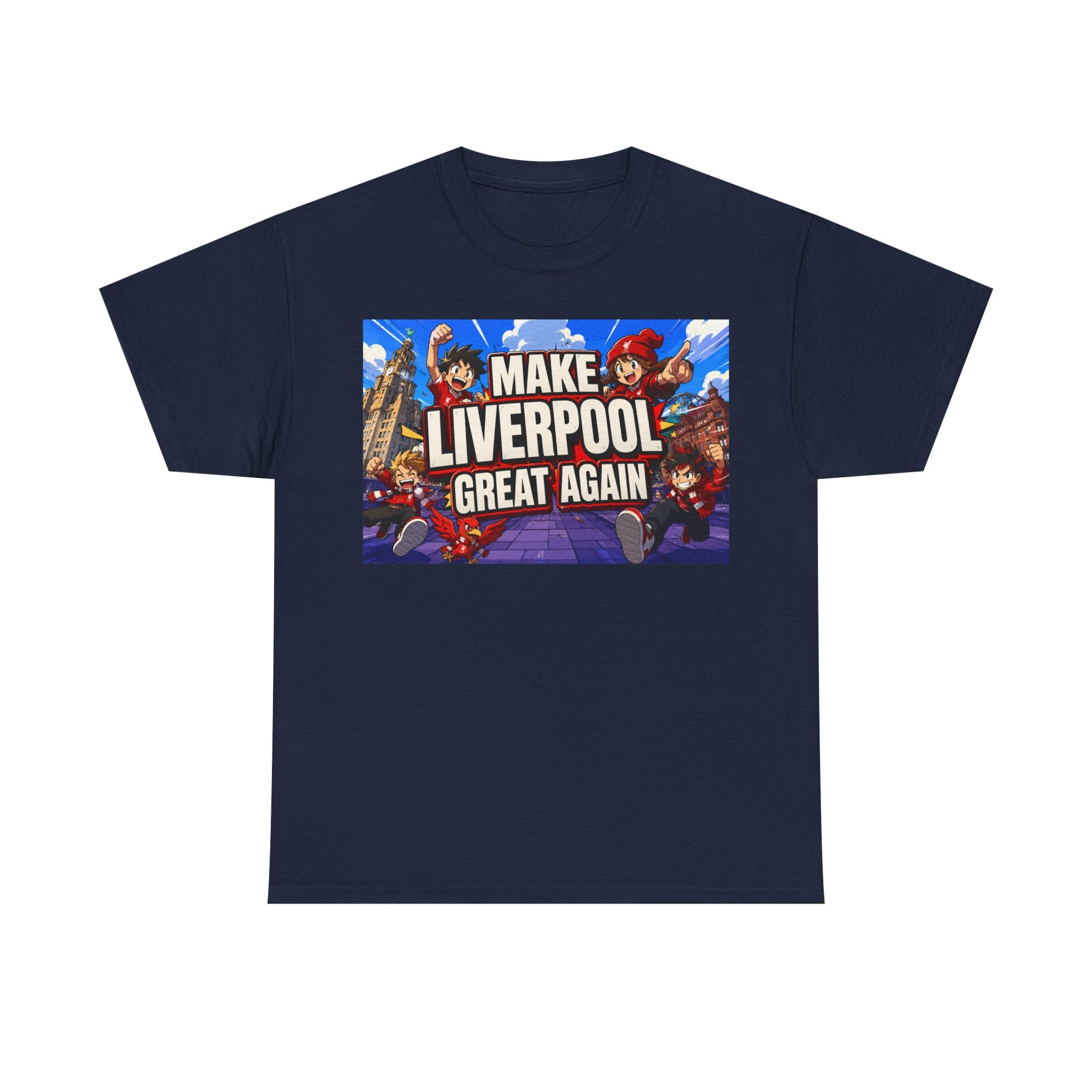 Liverpool Fan Tee – "Make Liverpool Great Again" Graphic Shirt
