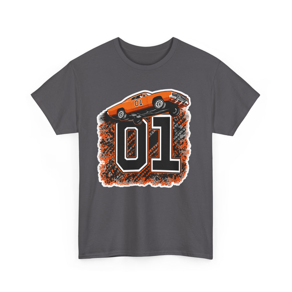 Dukes of Hazzard Inspired Race Car '01' Graphic Tee