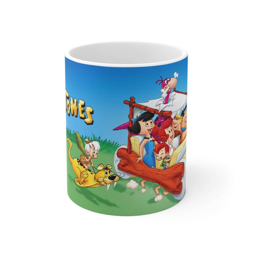 Flintstones Cartoon Ceramic Coffee Mug – Classic TV Family 11oz & 15oz