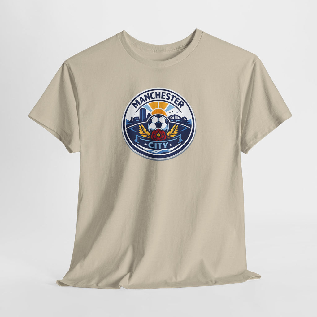 Manchester City Crest T-Shirt — Soccer Fan Tee