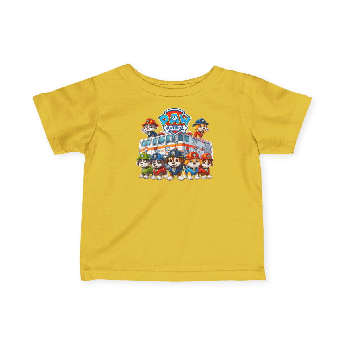 Paw Patrol Infant Tee – Cute Puppy Rescue Crew Baby Shirt