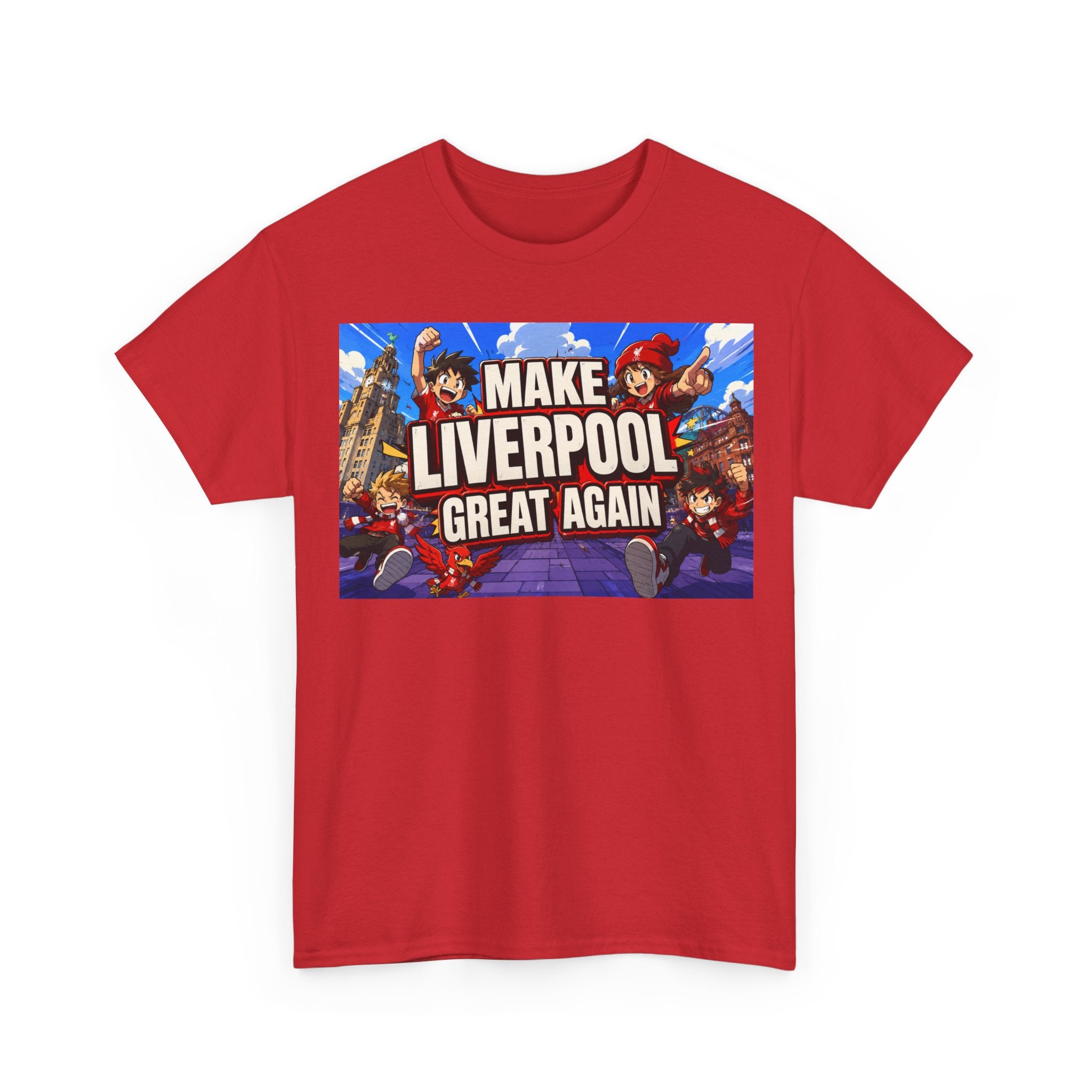 Liverpool Fan Tee – "Make Liverpool Great Again" Graphic Shirt