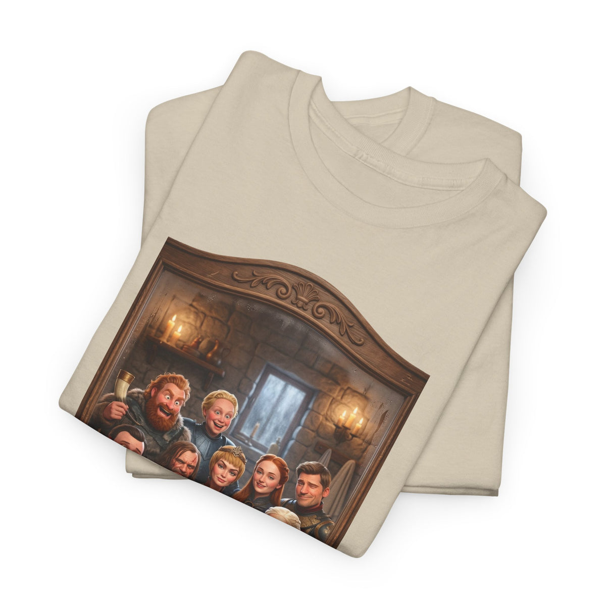 Game of Thrones Cast Portrait Inspired Cotton T-Shirt