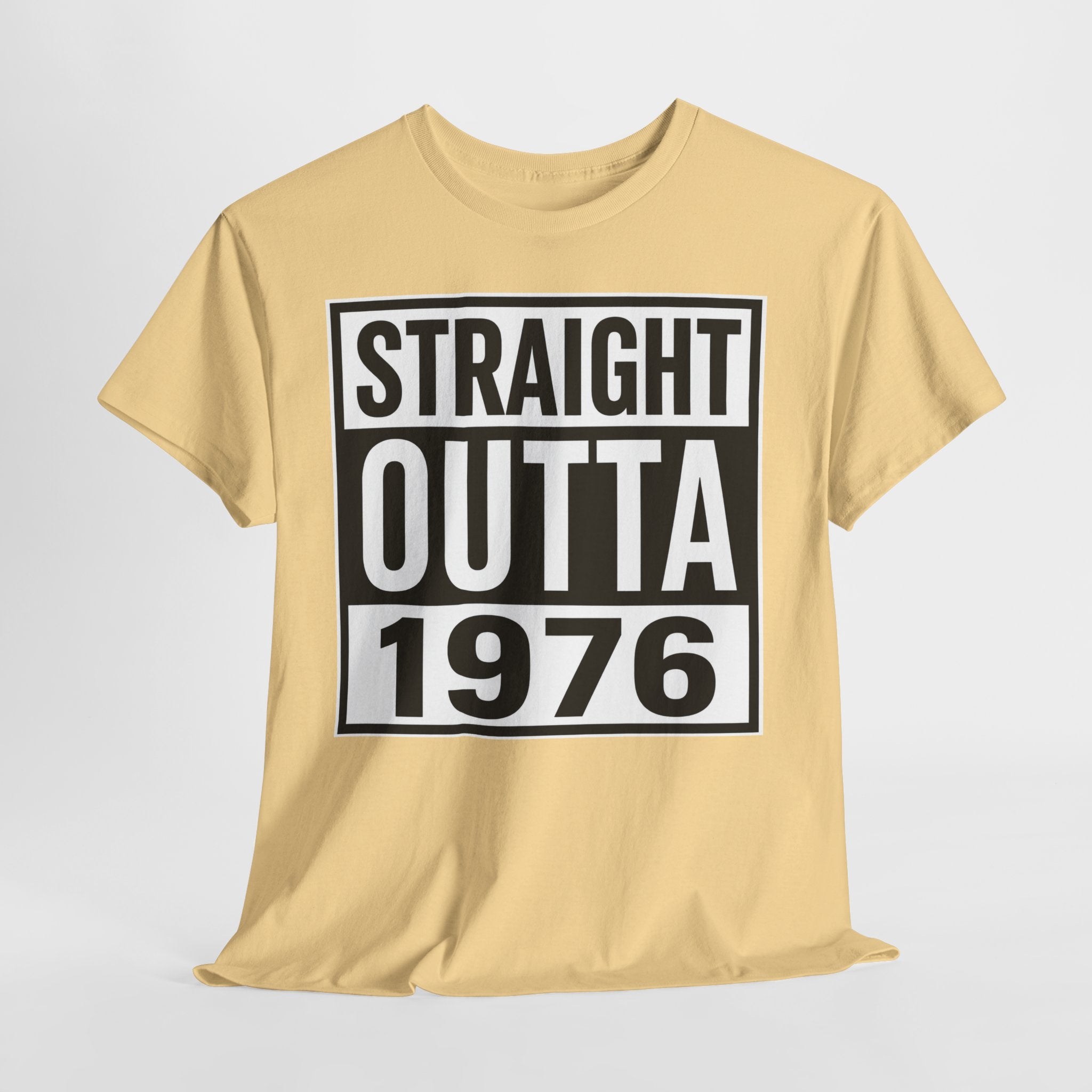Straight Outta 1976 T-Shirt — Retro 1976 Birthday Tee