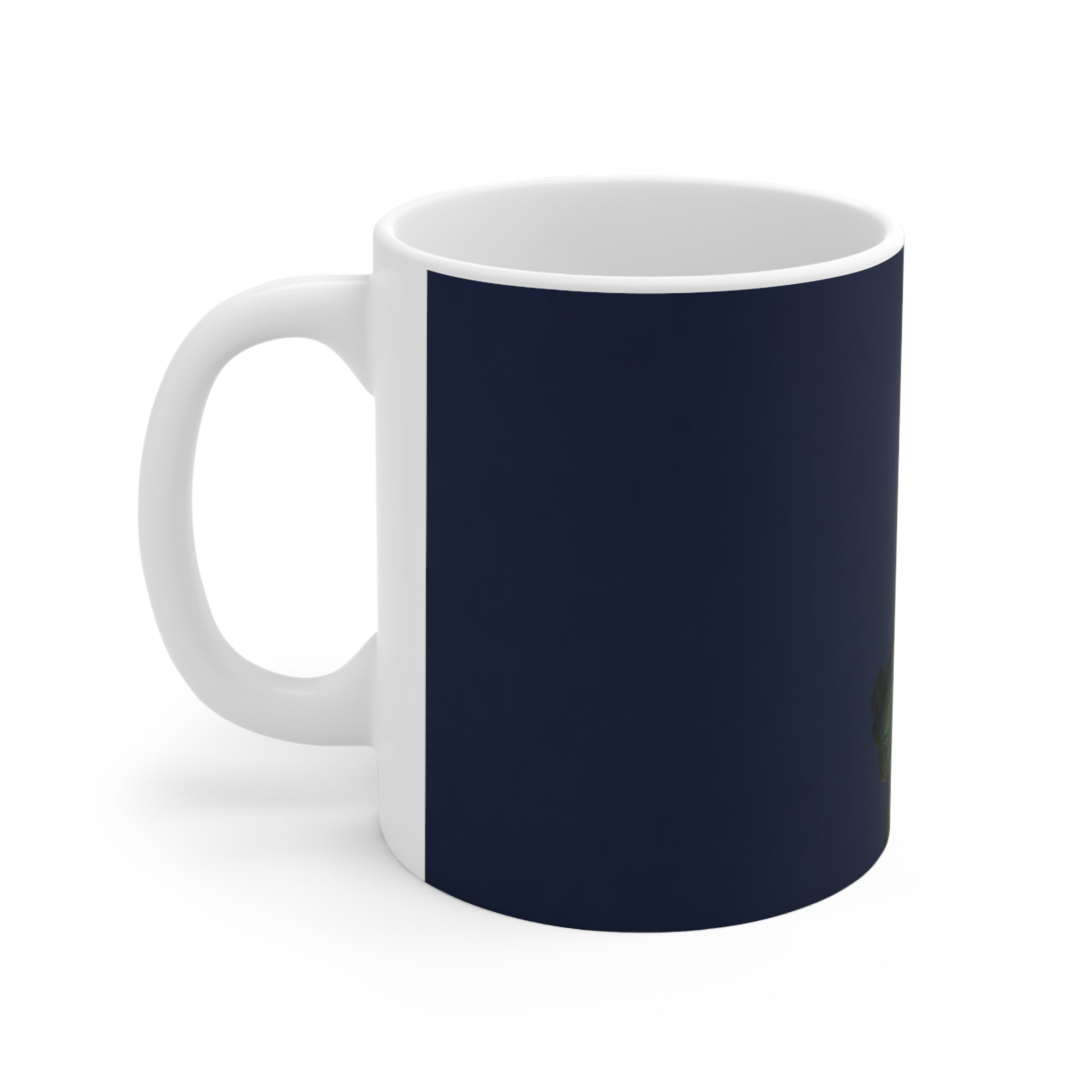 Statue of Liberty Moon Ceramic Coffee Mug — Statue of Liberty Night Skyline 11oz & 15oz